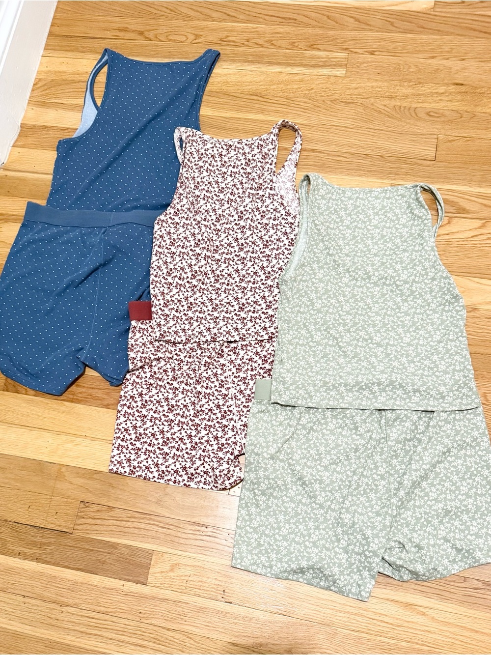 3 American Eagle Boy Short + Tank Lounge Sets Size M - Picture 2 of 11